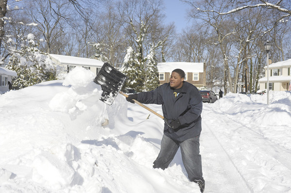 Man Shoveling snow