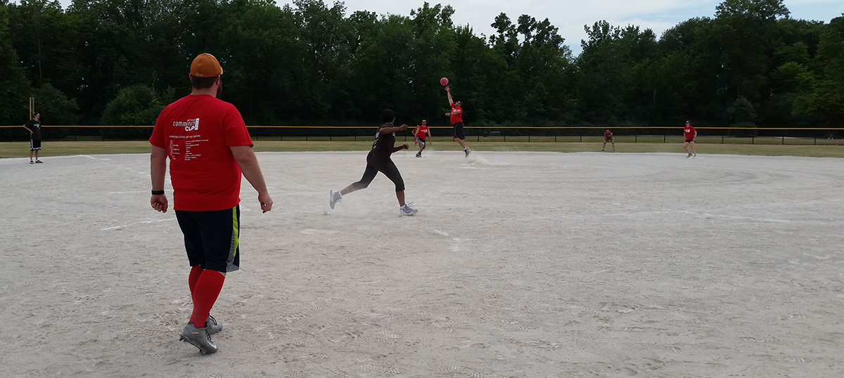 Kickball at Inglenook Park