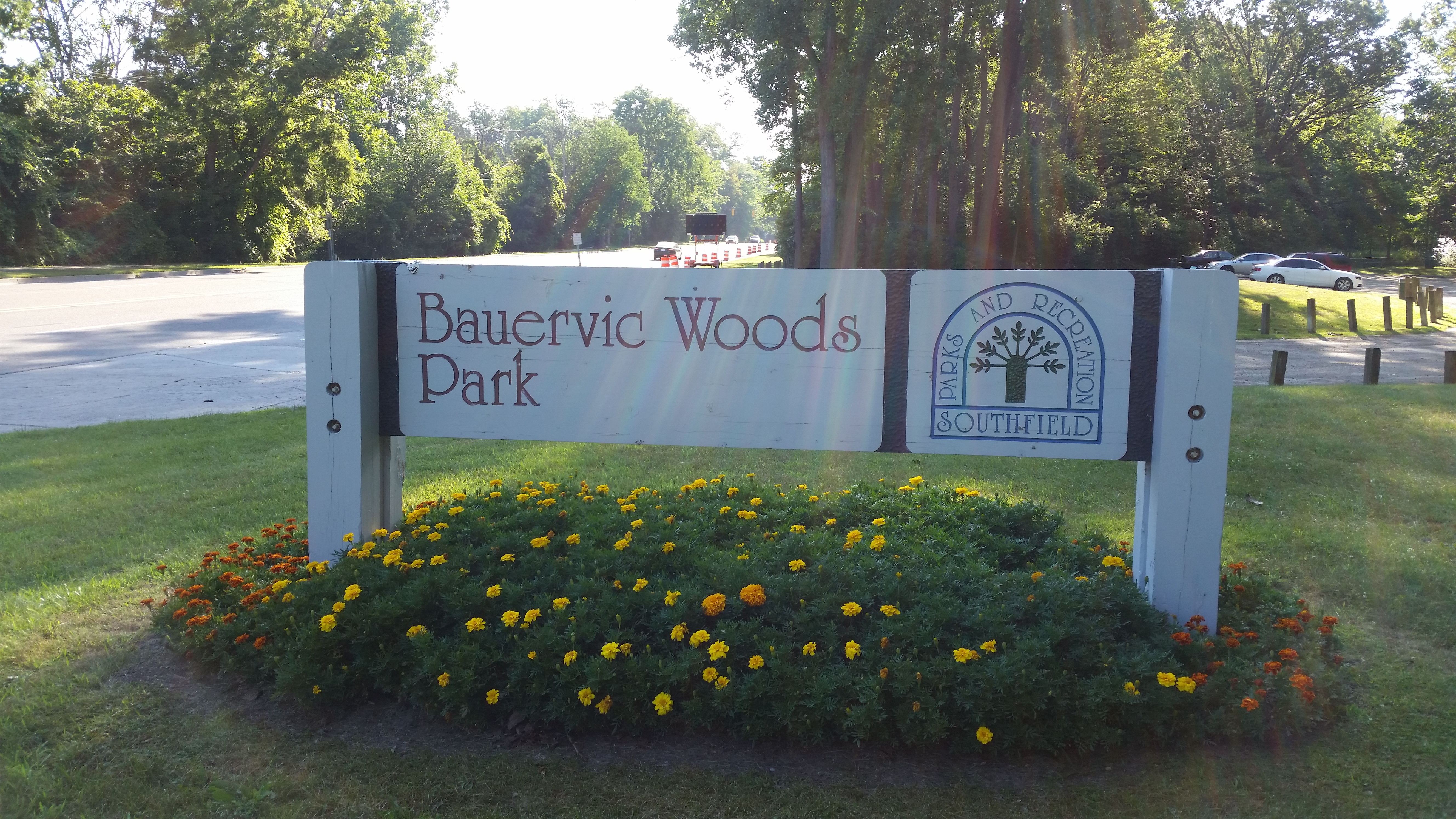 Bauervic Woods Sign