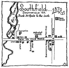 Historic Map of Southfield