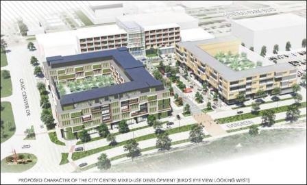 Proposed character of "EverCentre" mixed-use development 
