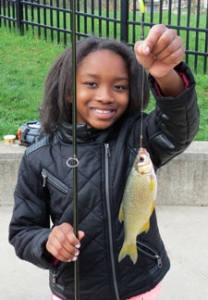 Child with fish