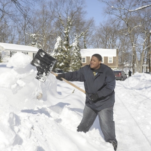 Snow shoveling 