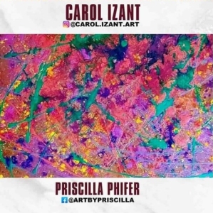 Artists Carol Izant and Priscilla Phifer 
