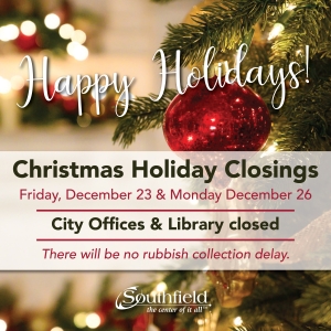 Christmas closing 