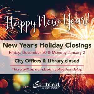 New Year's Closing