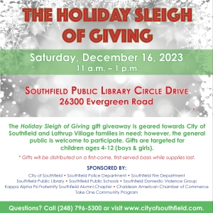 The Holiday Sleigh of Giving 