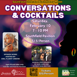 Conversation & Cocktails – Saturday, February 10