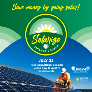 Solarize Oakland County: Free Solar Education Event at the Southfield Public Library