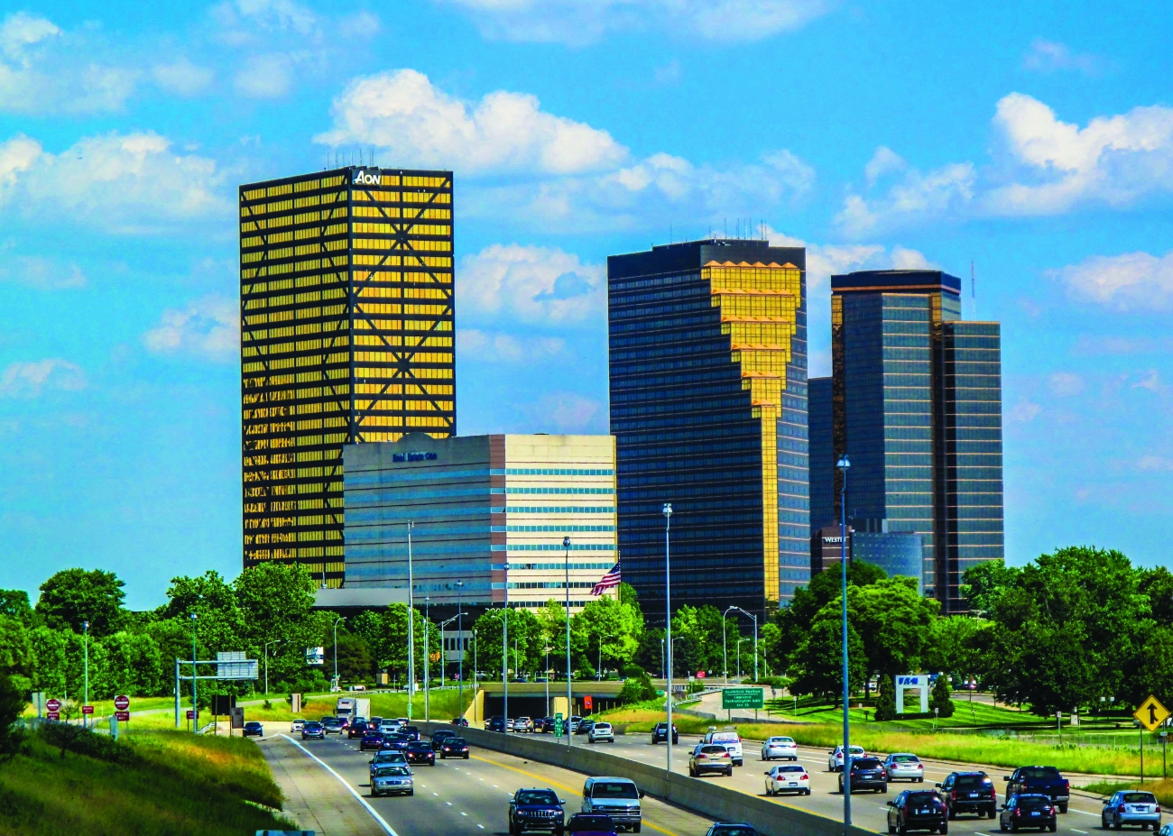 Downtown southfield skyline