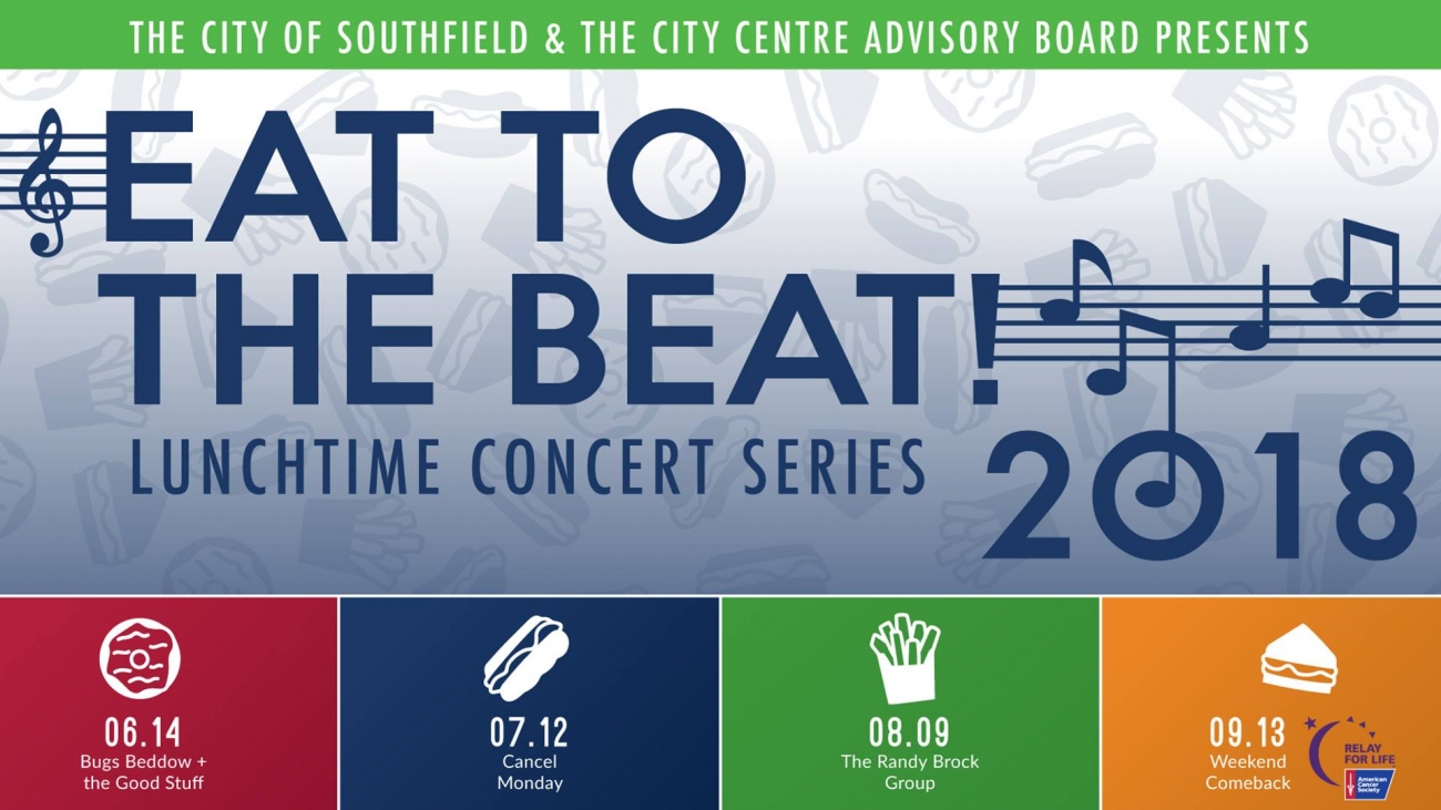 Eat to the Beat lunchtime concert series kicksoff Thursday, June 14 Eat to the Beat lunchtime concert series kicksoff Thursday, June 14