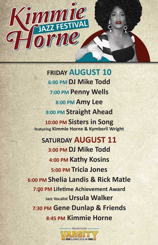 Kimmie Horne festival lineup