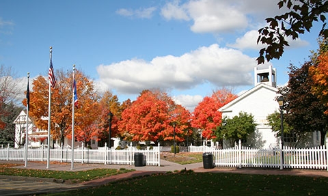Burgh Historical Park in the Fall