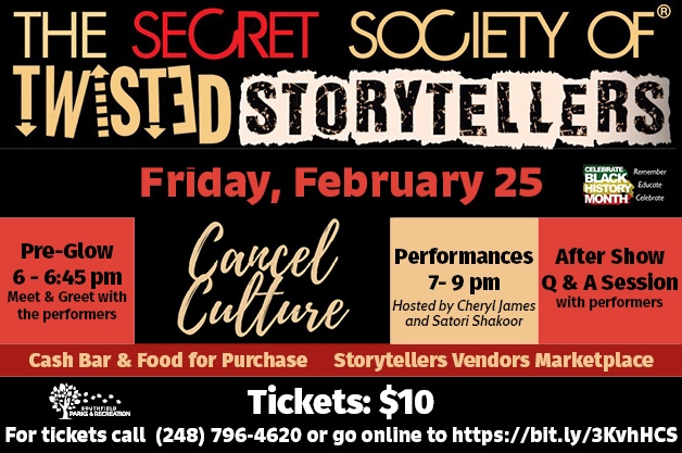 Black History Month The Secret Society of Twisted Storytellers