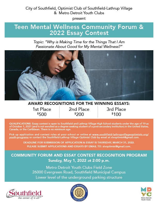 Teen Mental Wellness Community Forum