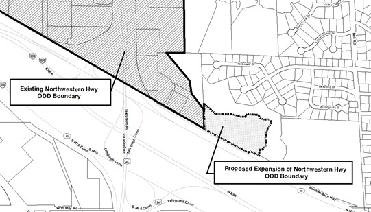 Northwestern Hwy. Map