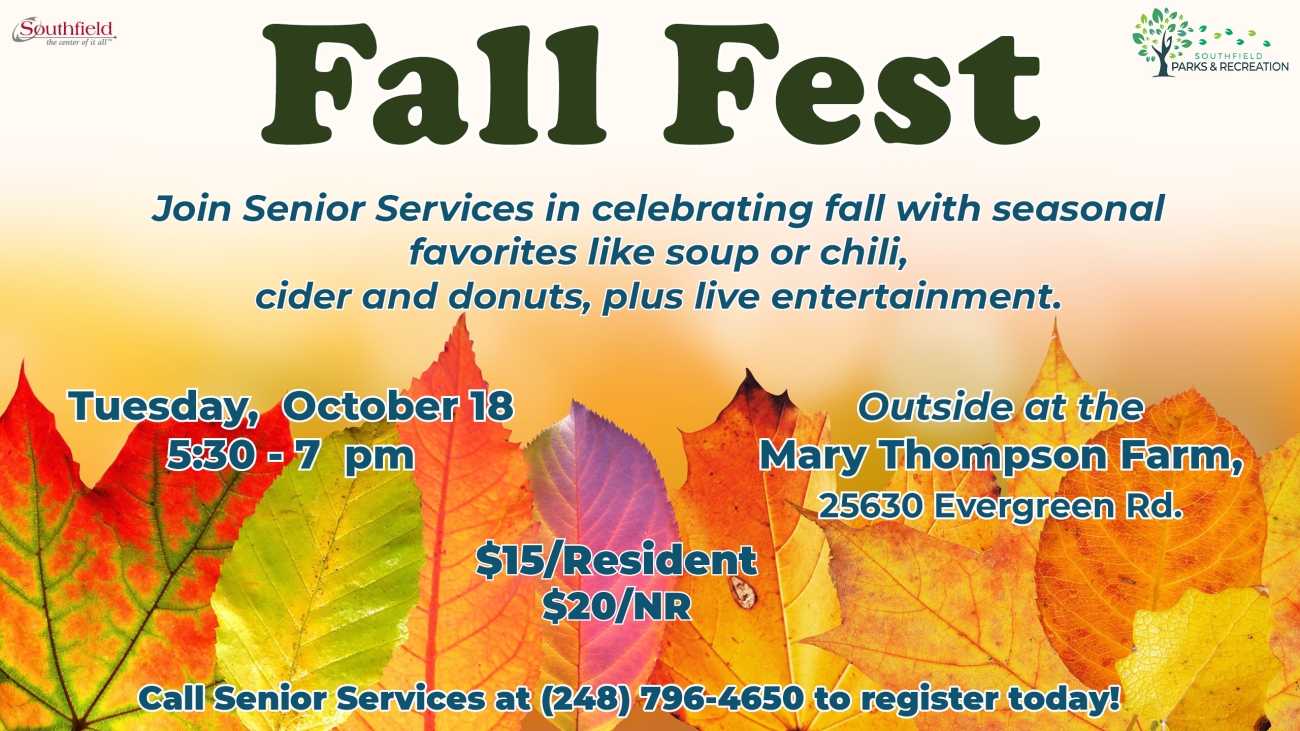 Fall Fest Oct 18