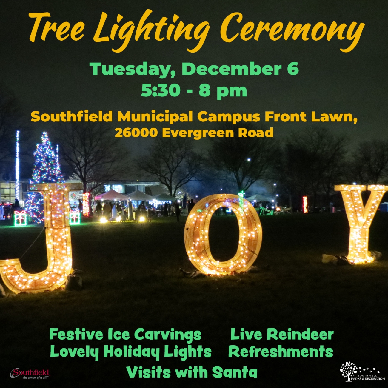Tree Lighting Dec 6