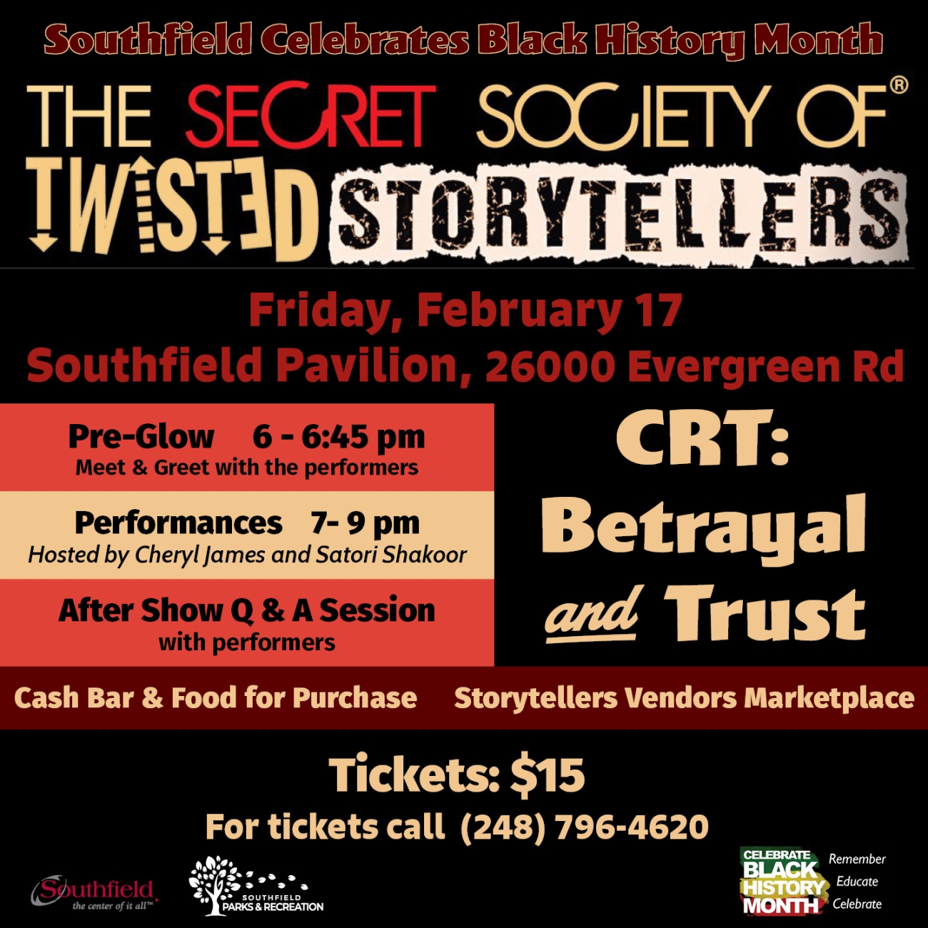 Black History Month 23 Secret Society of Twisted Storytellers