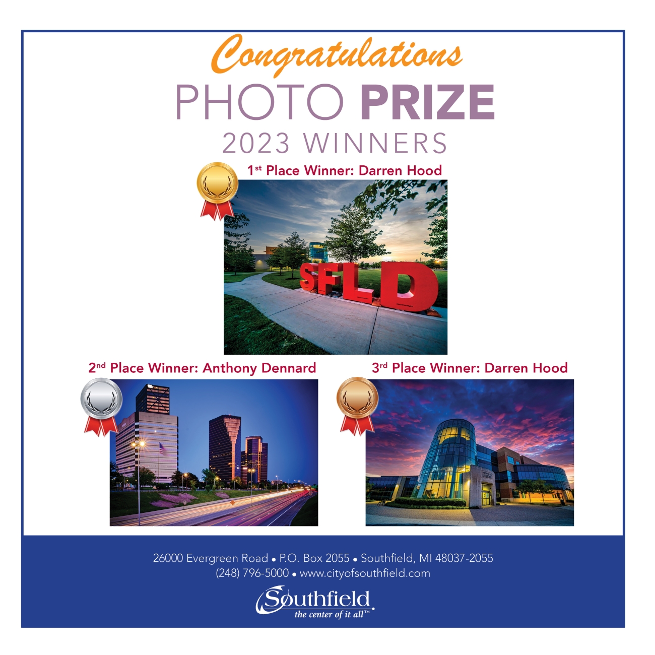2023 Southfield Photo Prize winner announced City of Southfield