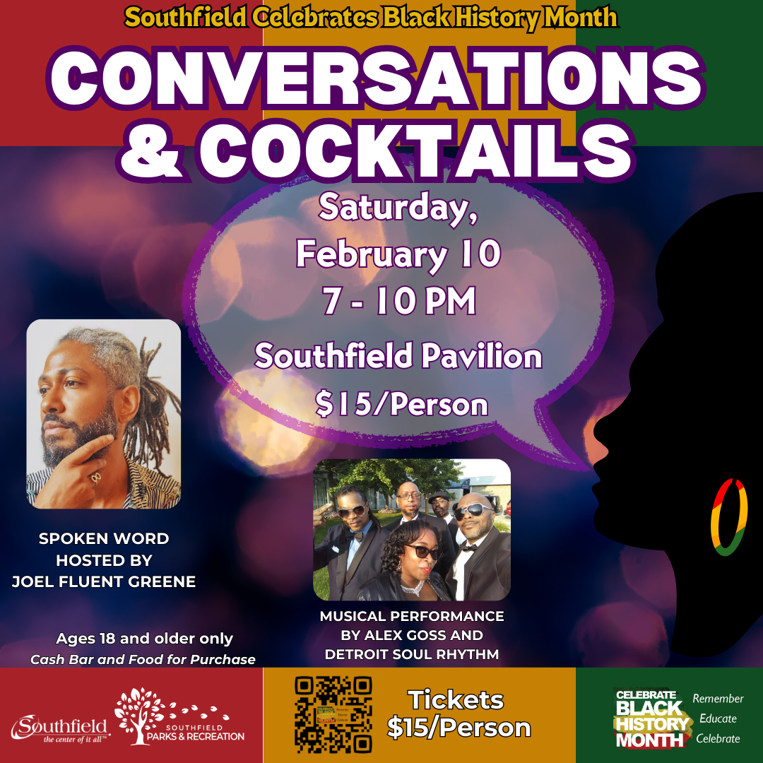 conversation and cocktails