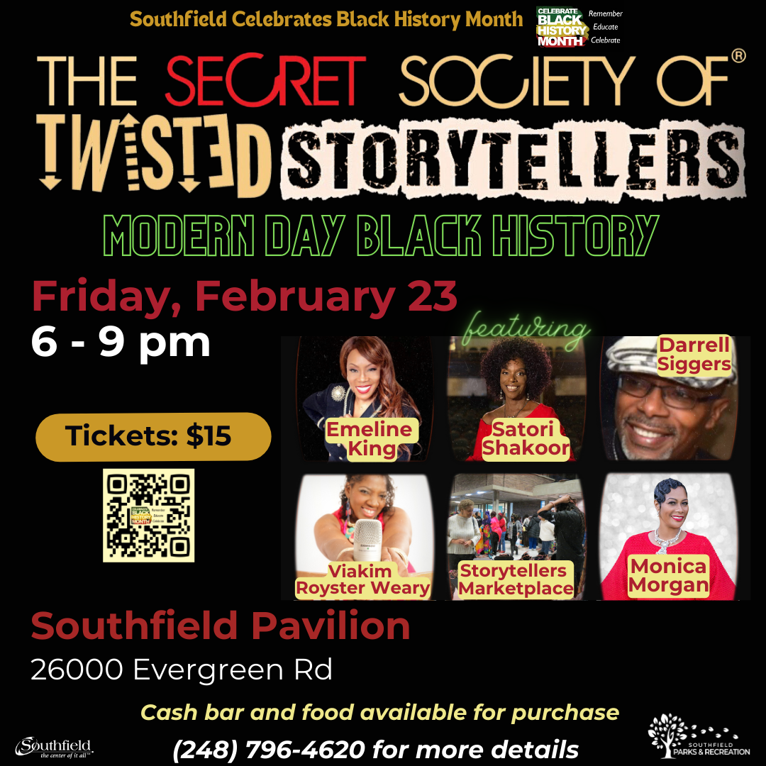 Black History Month Secret Society of Twisted Storytellers 2024