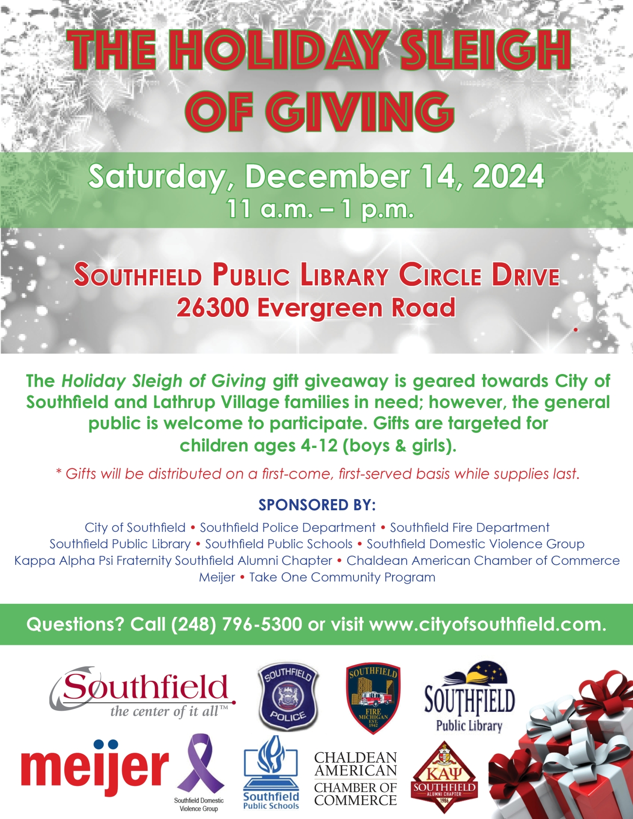 Holiday Sleigh of Giving 