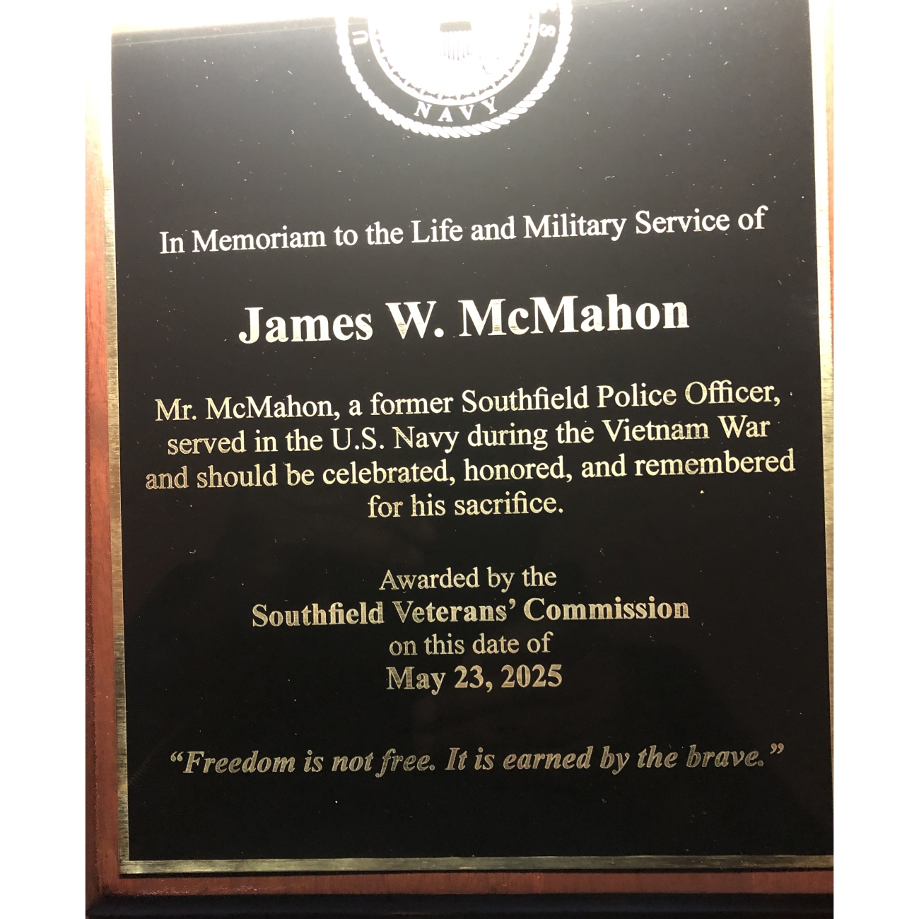 plaque