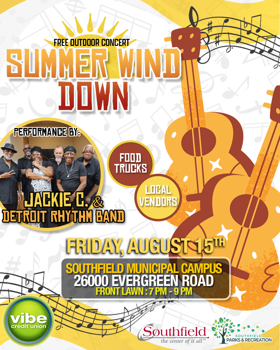 Southfield Parks & Recreation to host Summer Wind Down Concert
