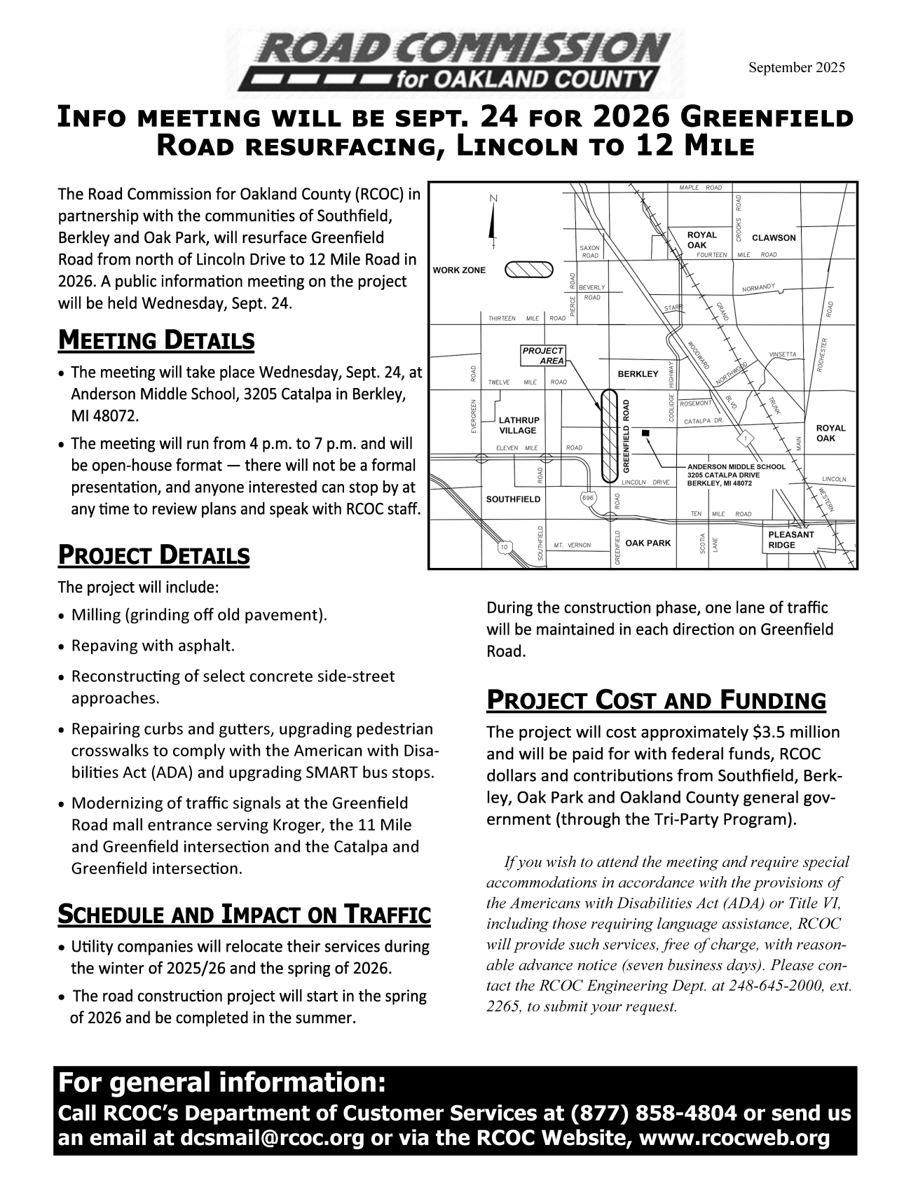 Public information flyer 1