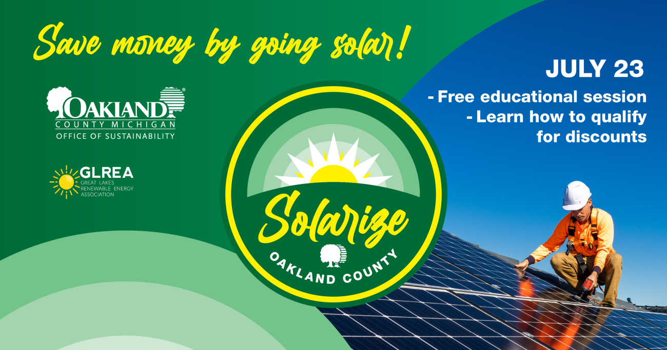 Solarize Oakland County: Free Solar Education Event at the Southfield Public Library